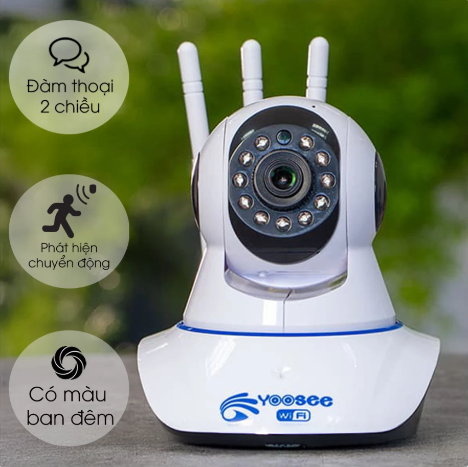 Camera Wifi Không dây Yoosee HD 3 Râu 1080p