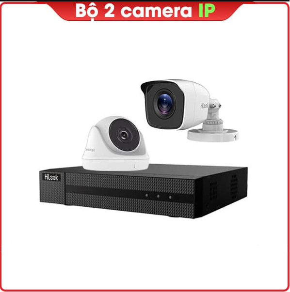 Bộ 2 Mắt Camera IP HILOOK 2.0mp