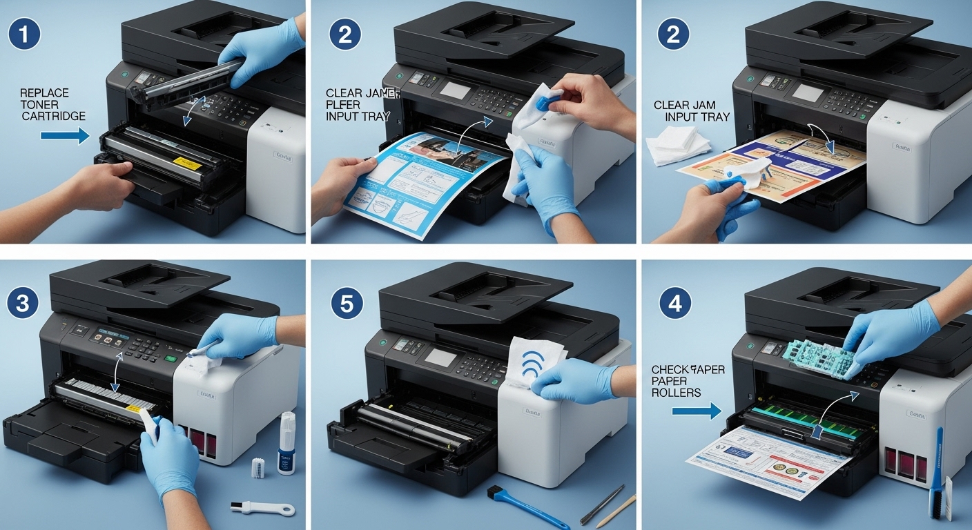 thay mực máy in tại nhà