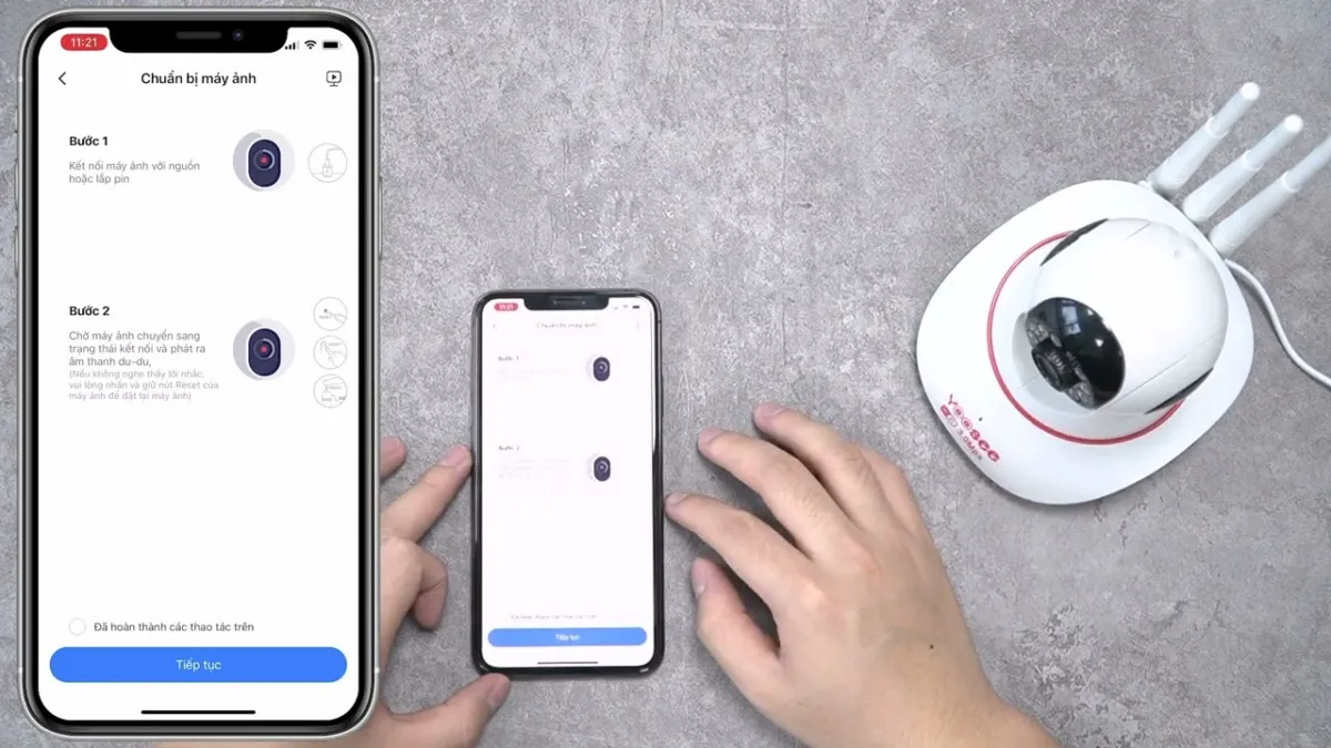 Camera Wifi Không dây Yoosee HD 3 Râu 1080p